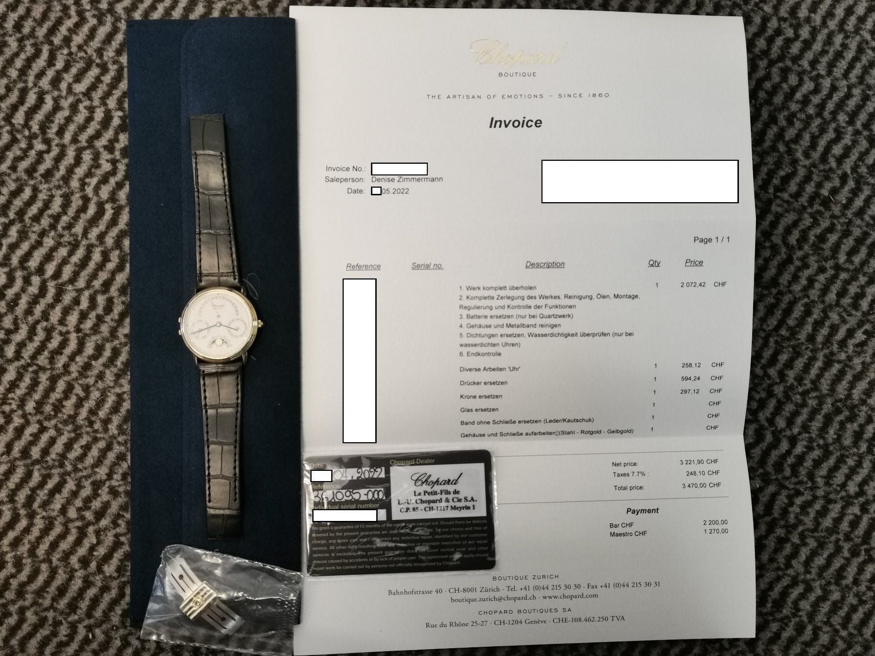 Chopard Luna D´Oro Vollkalender aus 18K Gold