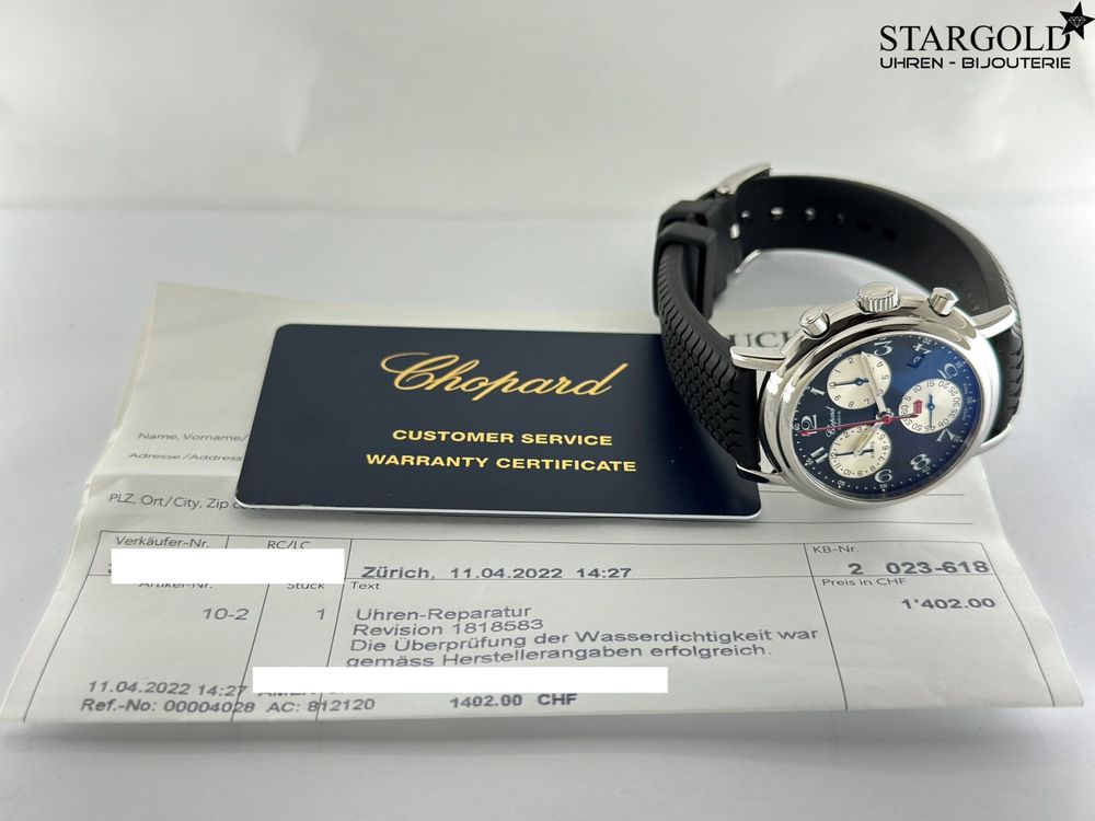 Chopard Mille Miglia Chronograph - 8271 - 38mm - 2290 CHF Zürich
