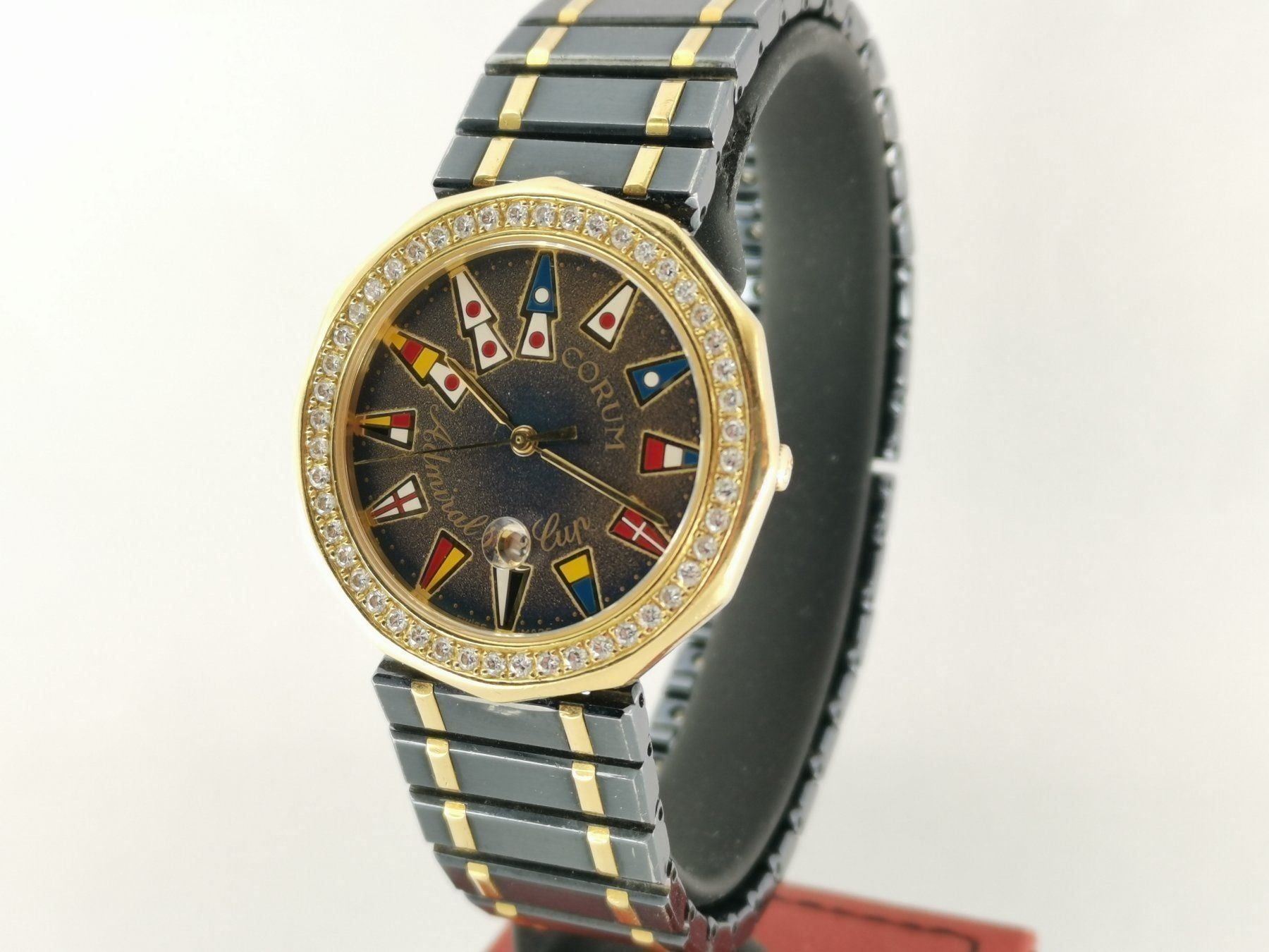 Corum Admiral’s Cup Stahl/Gold Diamanten