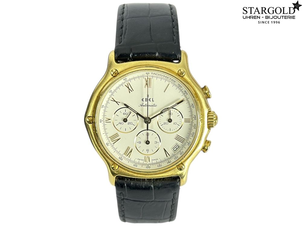 Ebel 1911 Chronograph 18K Gold - 8134901 auf Stargold.ch erhältlich.