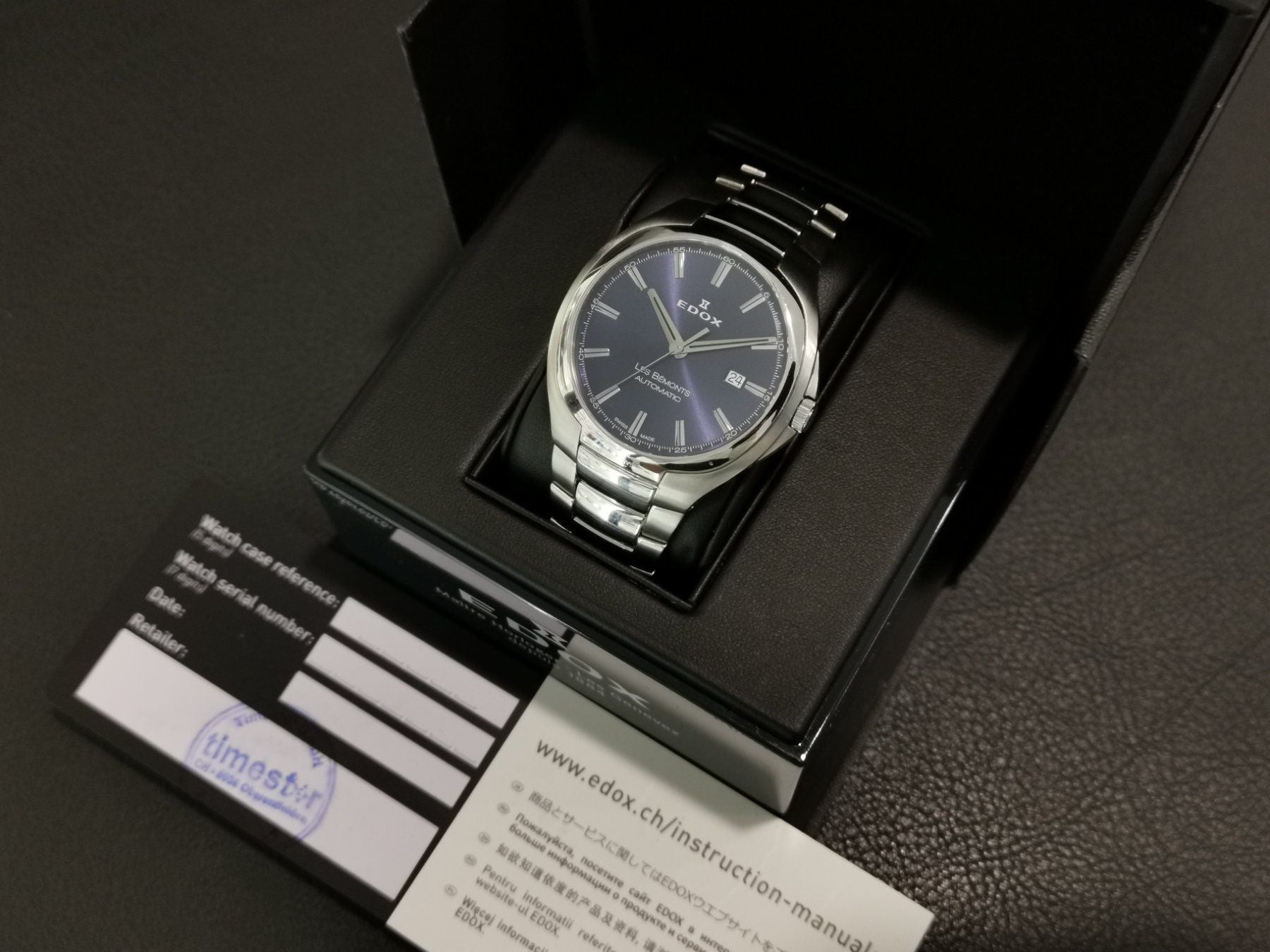 Edox Les Bémonts Date Automatic