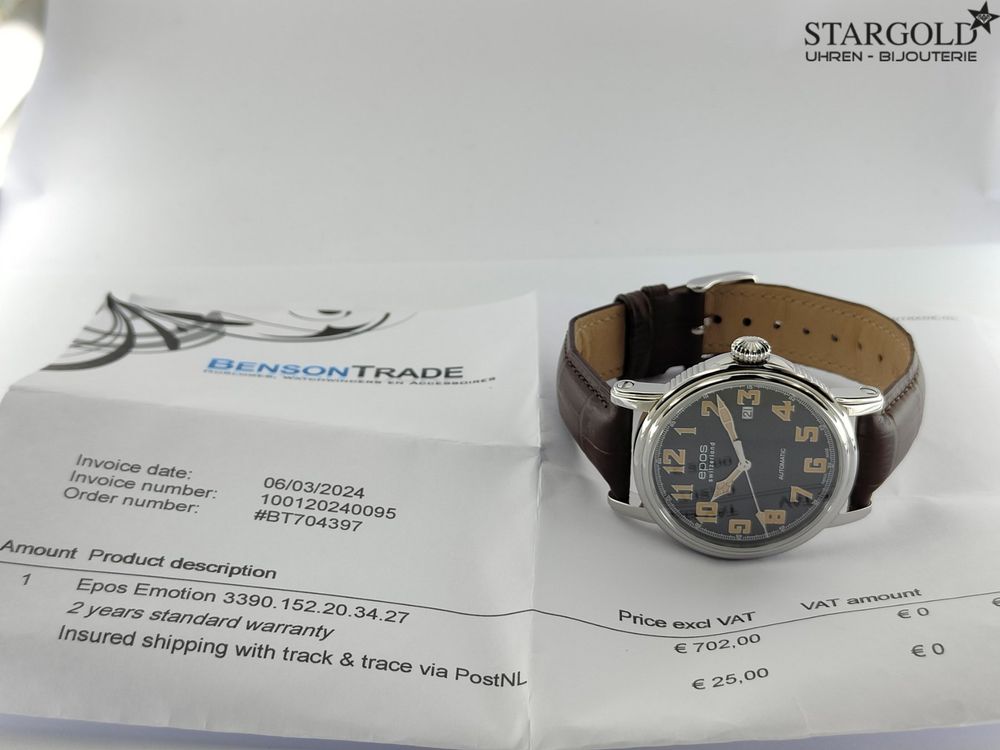 Epos Timeless- 3390 - 41 mm - 790 CHF Zürich