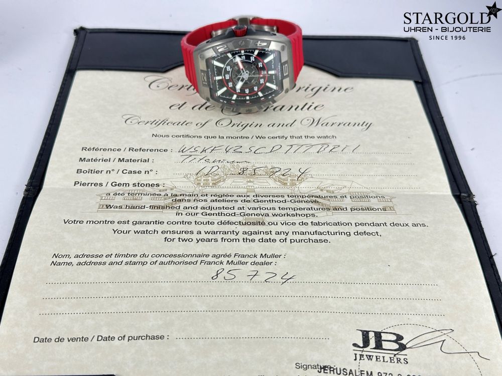 Franck Muller Skafander 43mm - SKF 43 SC DT BR NR TT