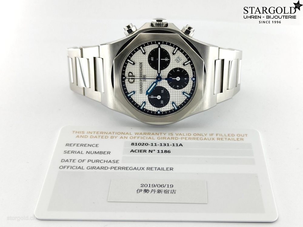 Girard Perregaux Laureato - 81020-11-131-11A - 42mm - 10690 CHF Zürich