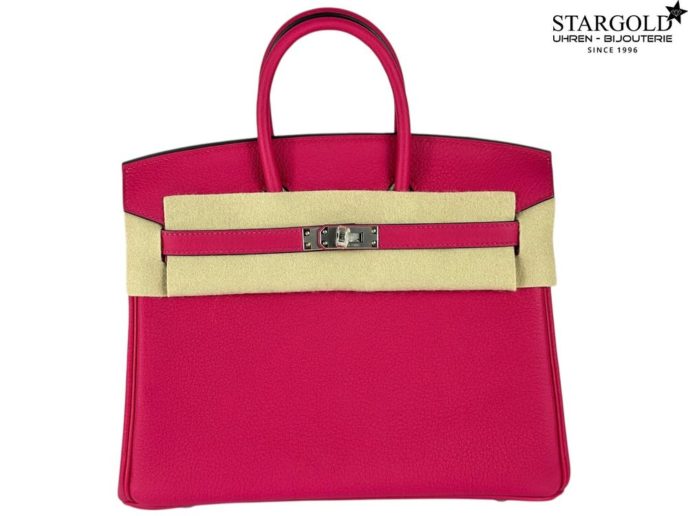 Hermès Original Birkin Bag 25 rose Mexico auf Stargold.ch erhältlich.