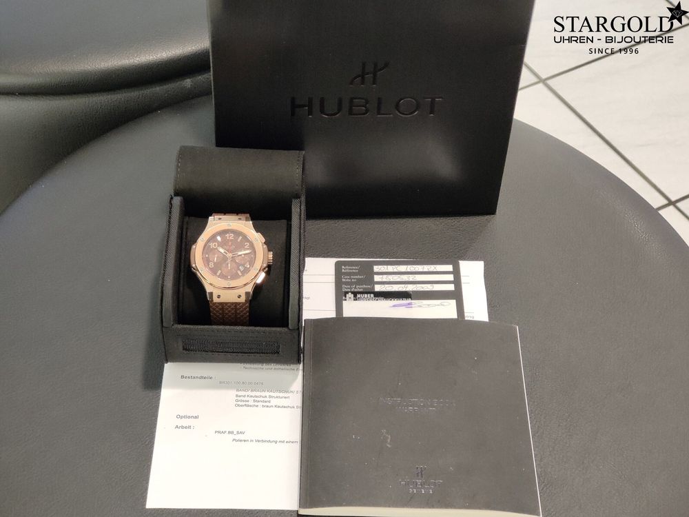 Hublot Big Bang Chronograph Capuccino18k Roségold - 44 mm - 14900 CHF Zürich