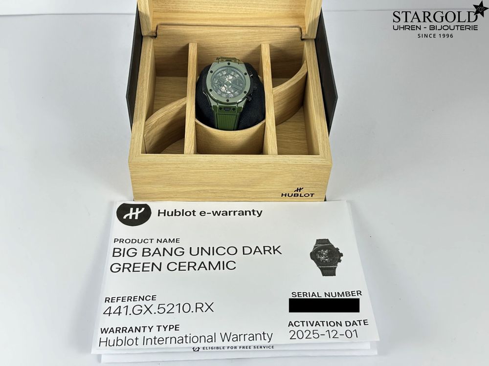 Hublot Big Bang Unico Dark Green - 441.GX.5210.RX