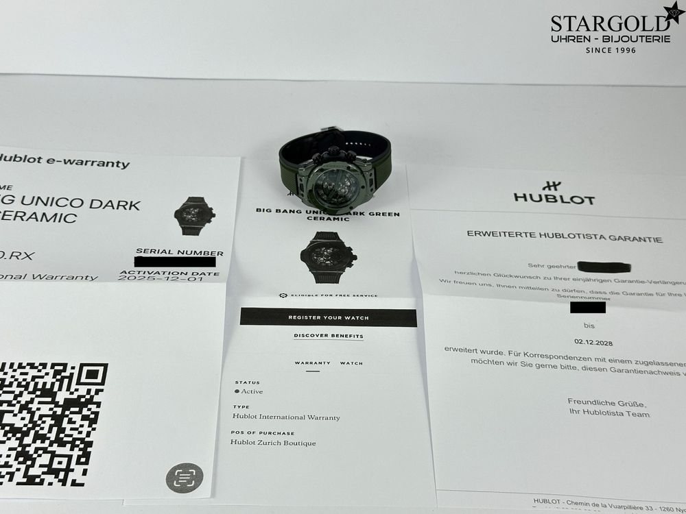Hublot Big Bang Unico Dark Green - 441.GX.5210.RX