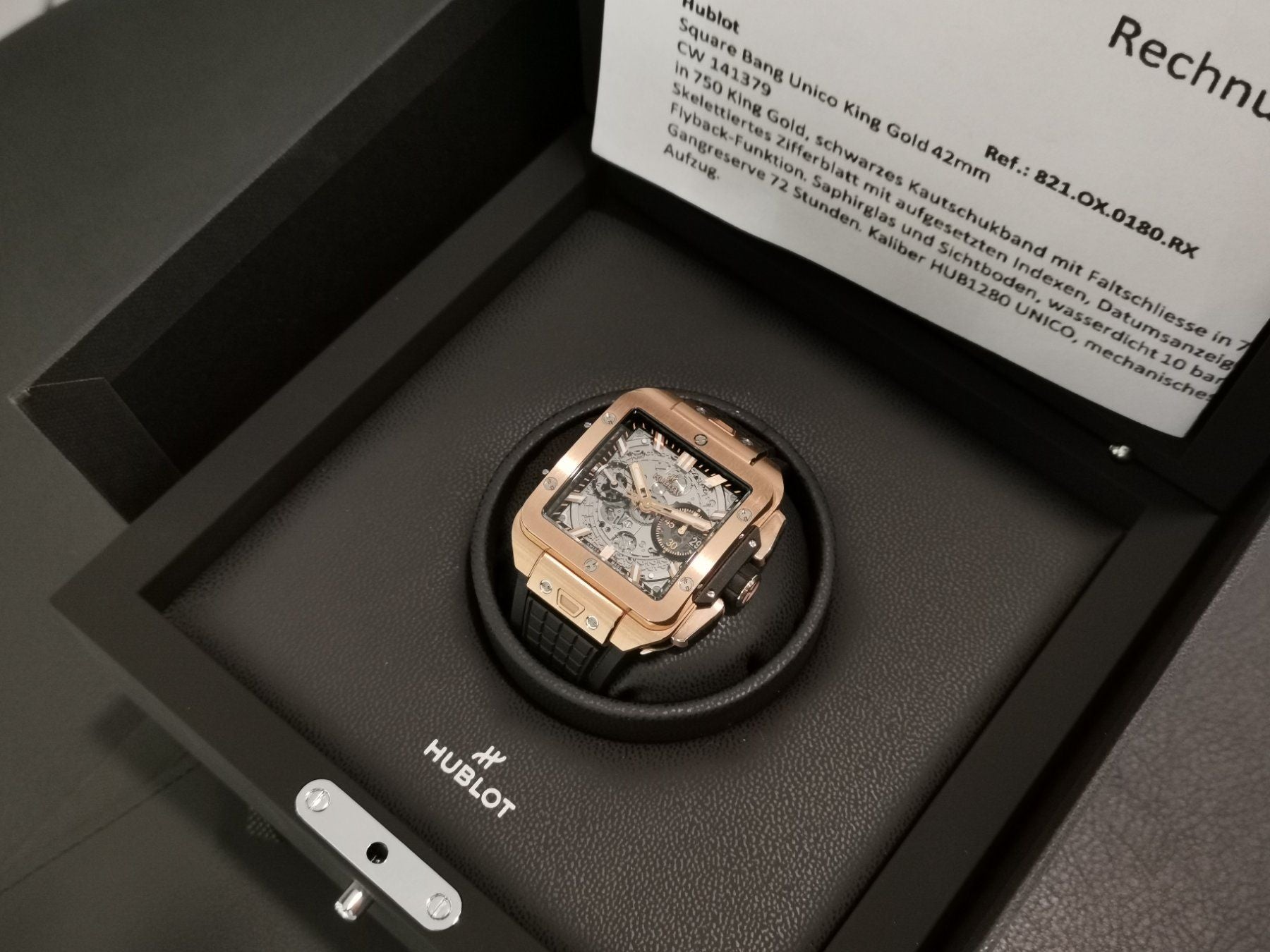 Hublot Square Bang Unico King Gold