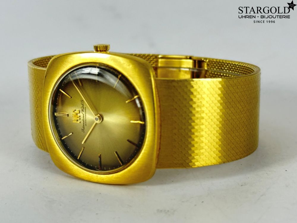 IWC 18 carat - 750 gold vintage, rare dial