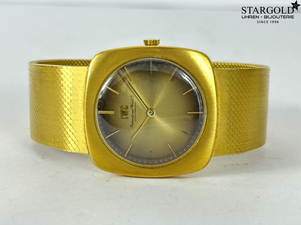 IWC 18 carat - 750 gold vintage, rare dial