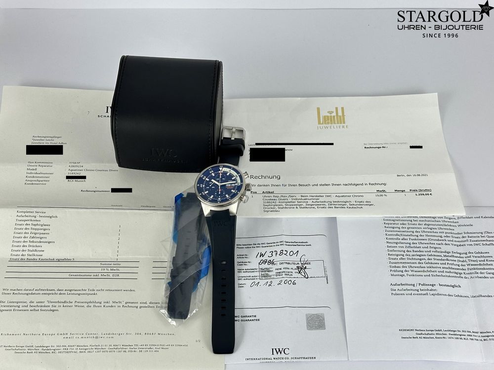 IWC Aquatimer Chronograph Cousteau - IW378201