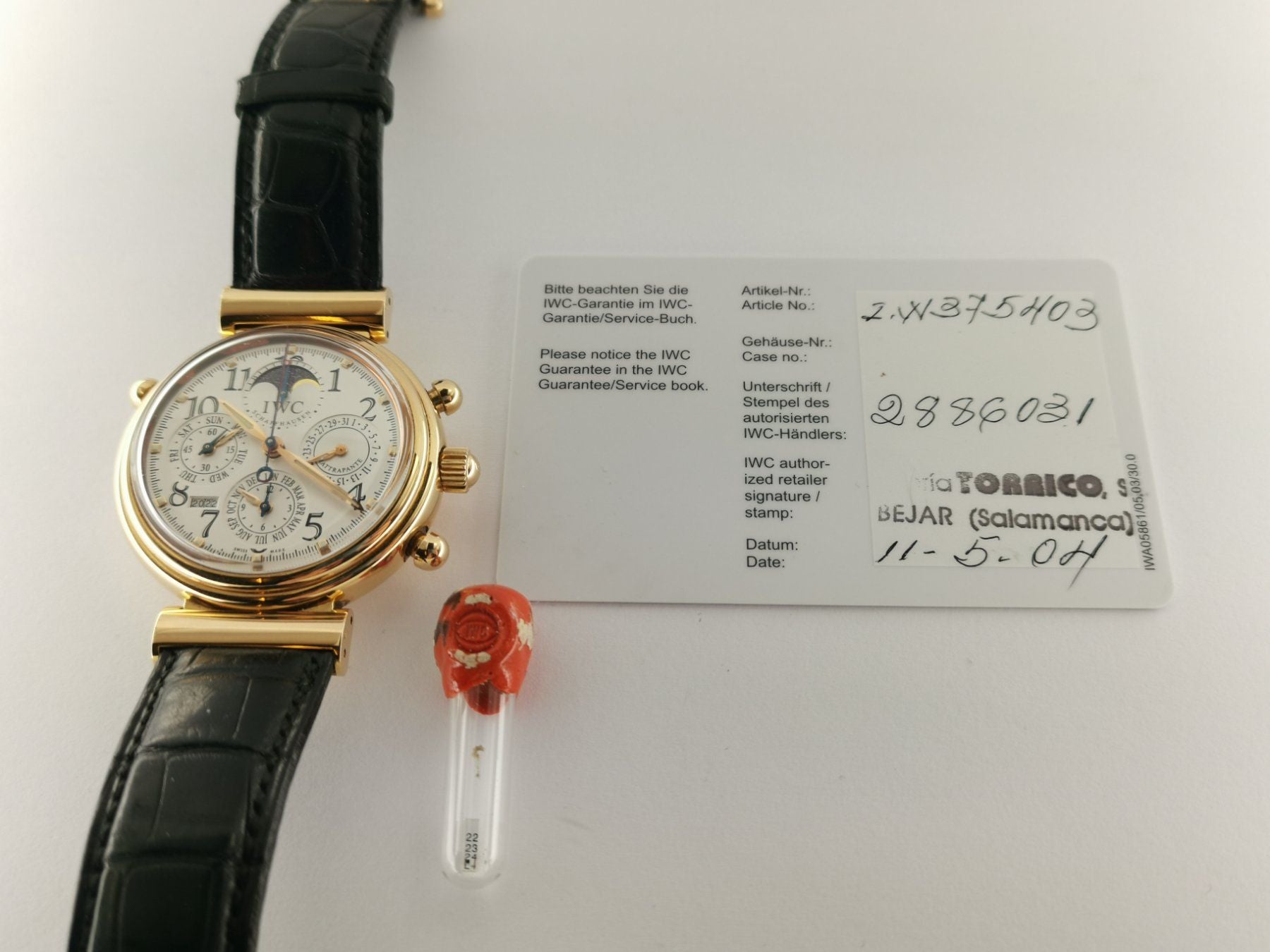 IWC Da Vinci Ewiger Kalender in 18K Gelbgold - IW3754
