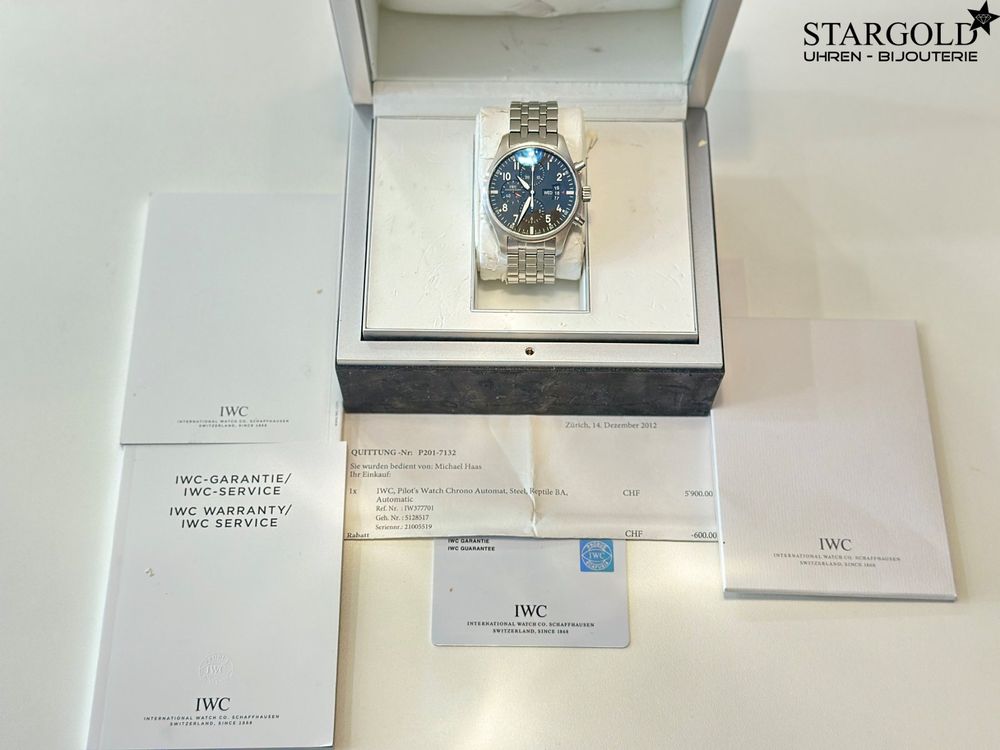 IWC Fliegeruhr Chronograph - IW377701