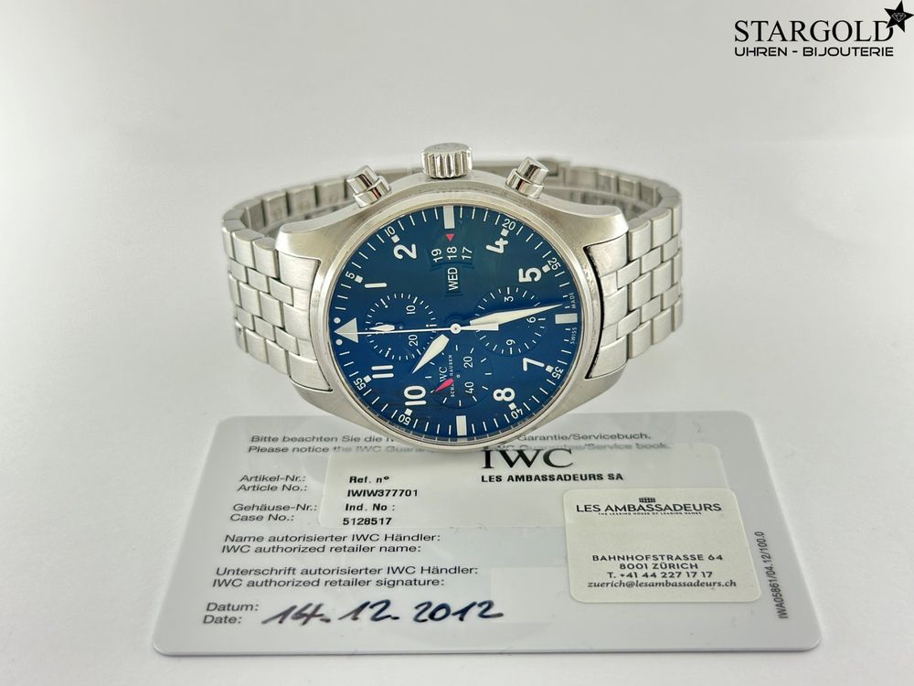 IWC Pilot's Watch Chronograph - IW377701