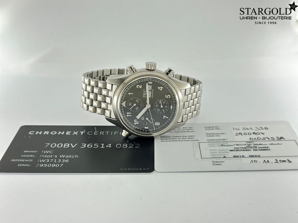 IWC Fliegeruhr Doppelchronograph Spitfire - IW37133