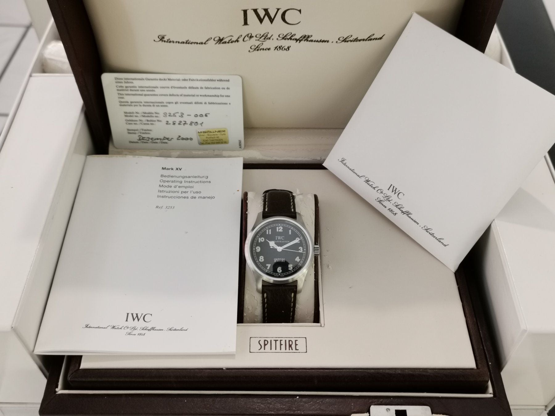 IWC Fliegeruhr Mark XV Spitfire Battle of Britain Limited ED