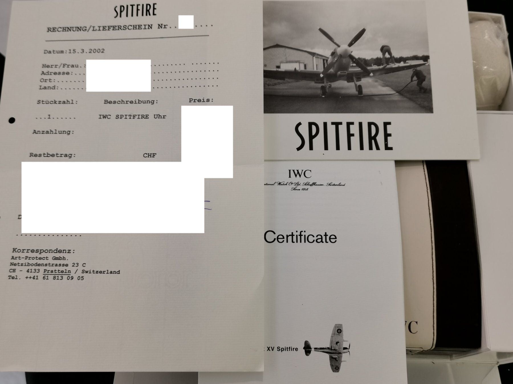 IWC Fliegeruhr Mark XV Spitfire Battle of Britain Limited ED