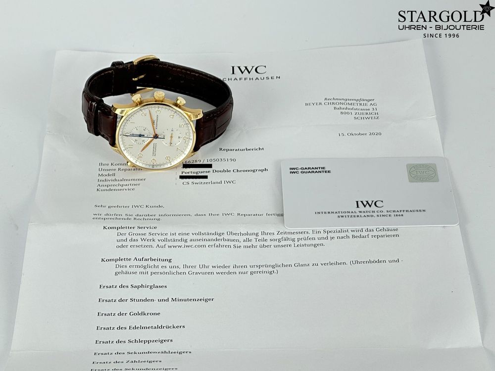 IWC Portuguese Chronograph Rattrapante - IW371203
