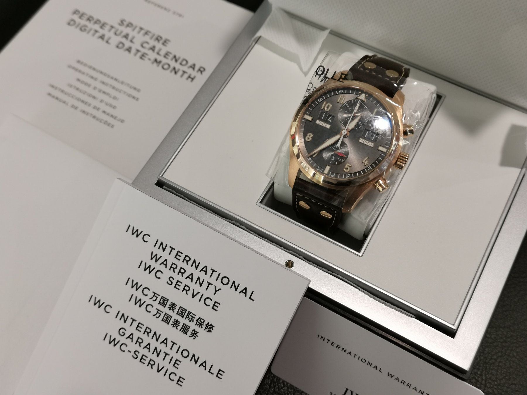 IWC Spitfire Perpetual Calendar Digital Date-Month