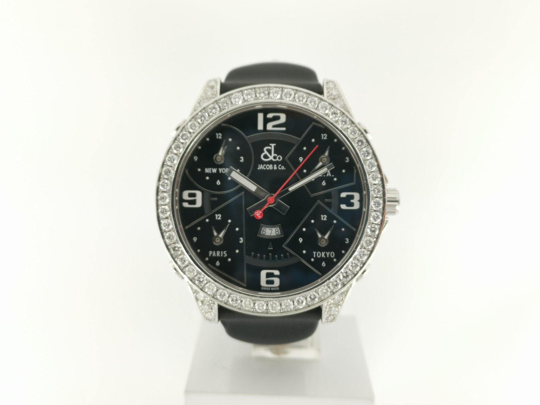 Jacob & Co. Five Time Zone Iced Out