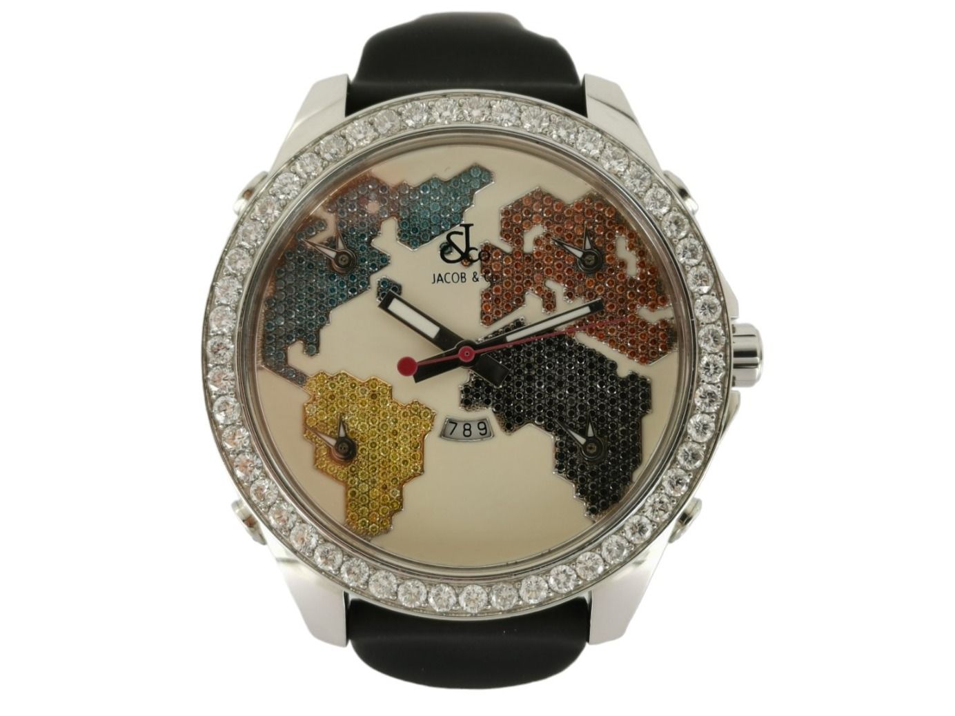 Jacob & Co. Five Time Zone with diamonds