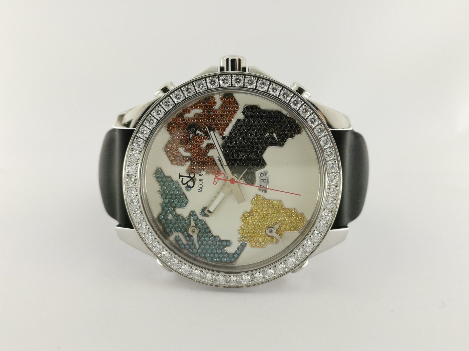Jacob & Co. Five Time Zone World Is Yours Diamanten