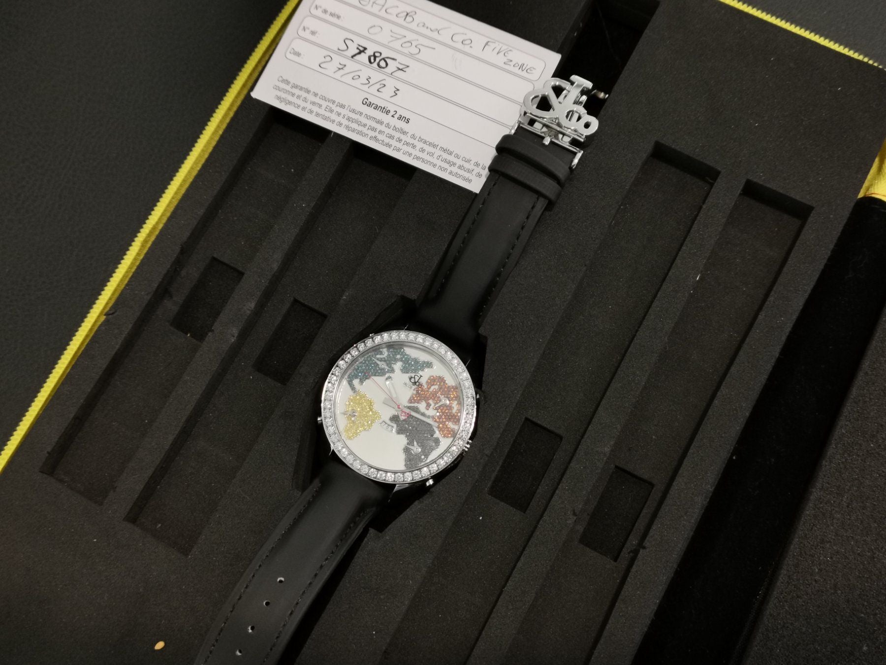 Jacob & Co. Five Time Zone World Is Yours Diamanten