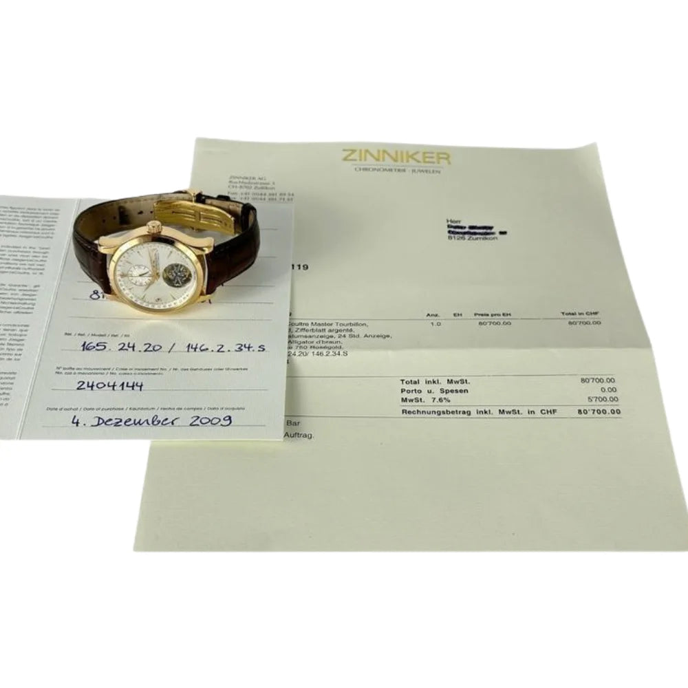 Jaeger-LeCoultre Master Tourbillon Gebrauchte Herrenuhr - 146.2.34.S