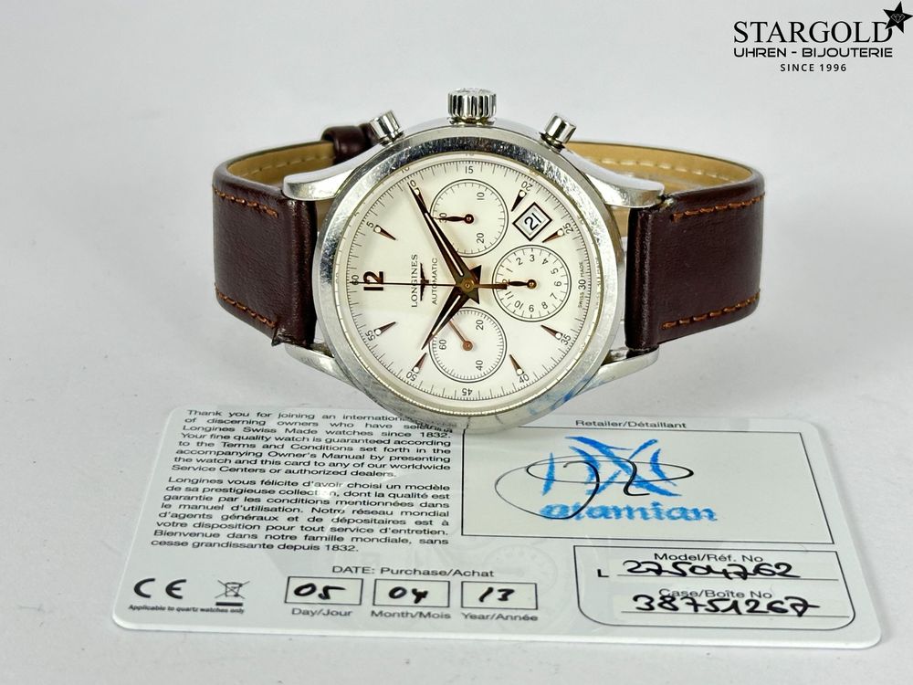 Longines Column-Wheel Chronograph - L2.750.4.76.2