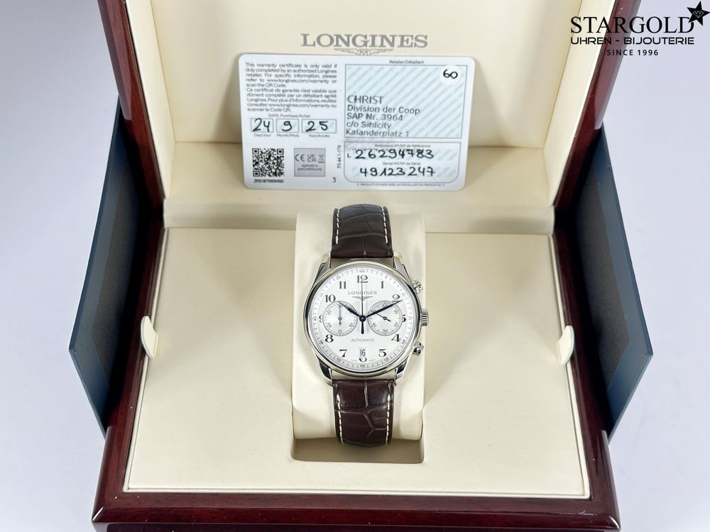 Longines Master Collection Chronograph - L2.629.4.78.3