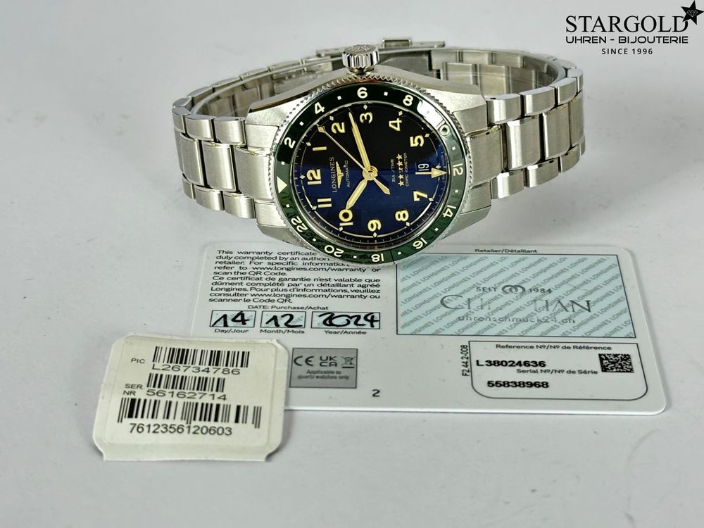 Longines Spirit Zulu Time - L3.802.4.63.6