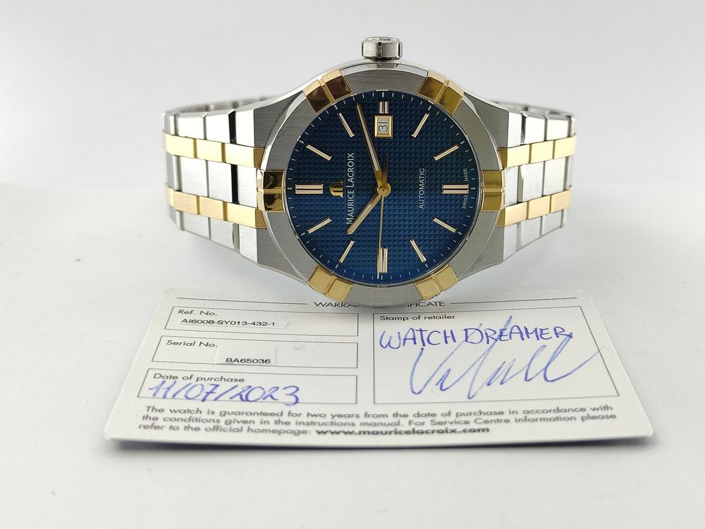 Maurice Lacroix Aikon Automatik 42mm Bicolor Blau - AI6008 - 42 mm - 1690 CHF Zürich
