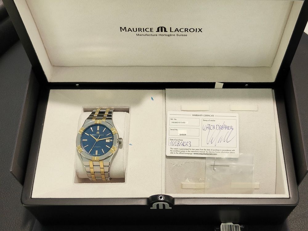 Maurice Lacroix Aikon Automatik 42mm Bicolor Blau - AI6008 - 42 mm - 1690 CHF Zürich