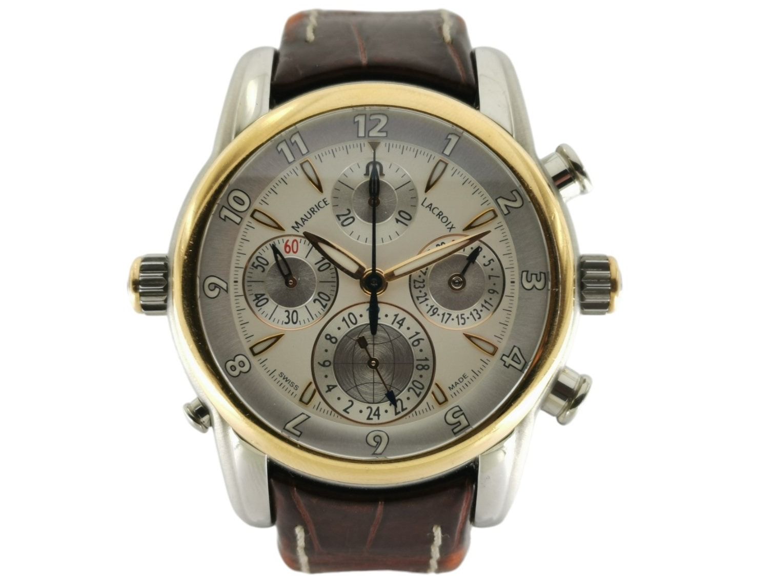 Maurice Lacroix Masterpiece Chrono Globe Stahl/Gold - 43 mm - 2590 CHF Zürich
