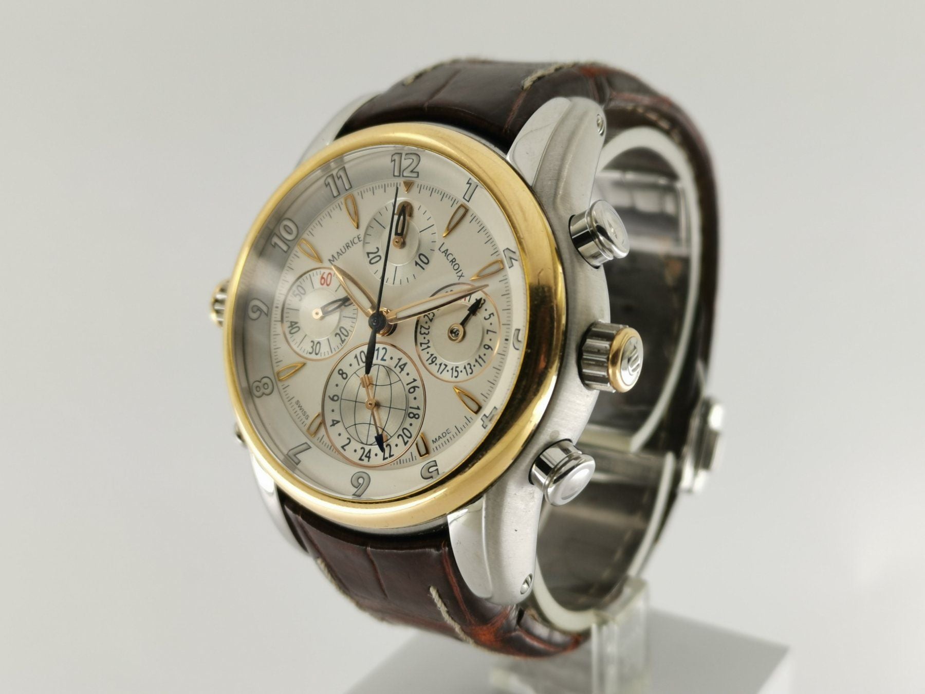 Maurice Lacroix Masterpiece Chrono Globe Stahl/Gold - 43 mm - 2590 CHF Zürich