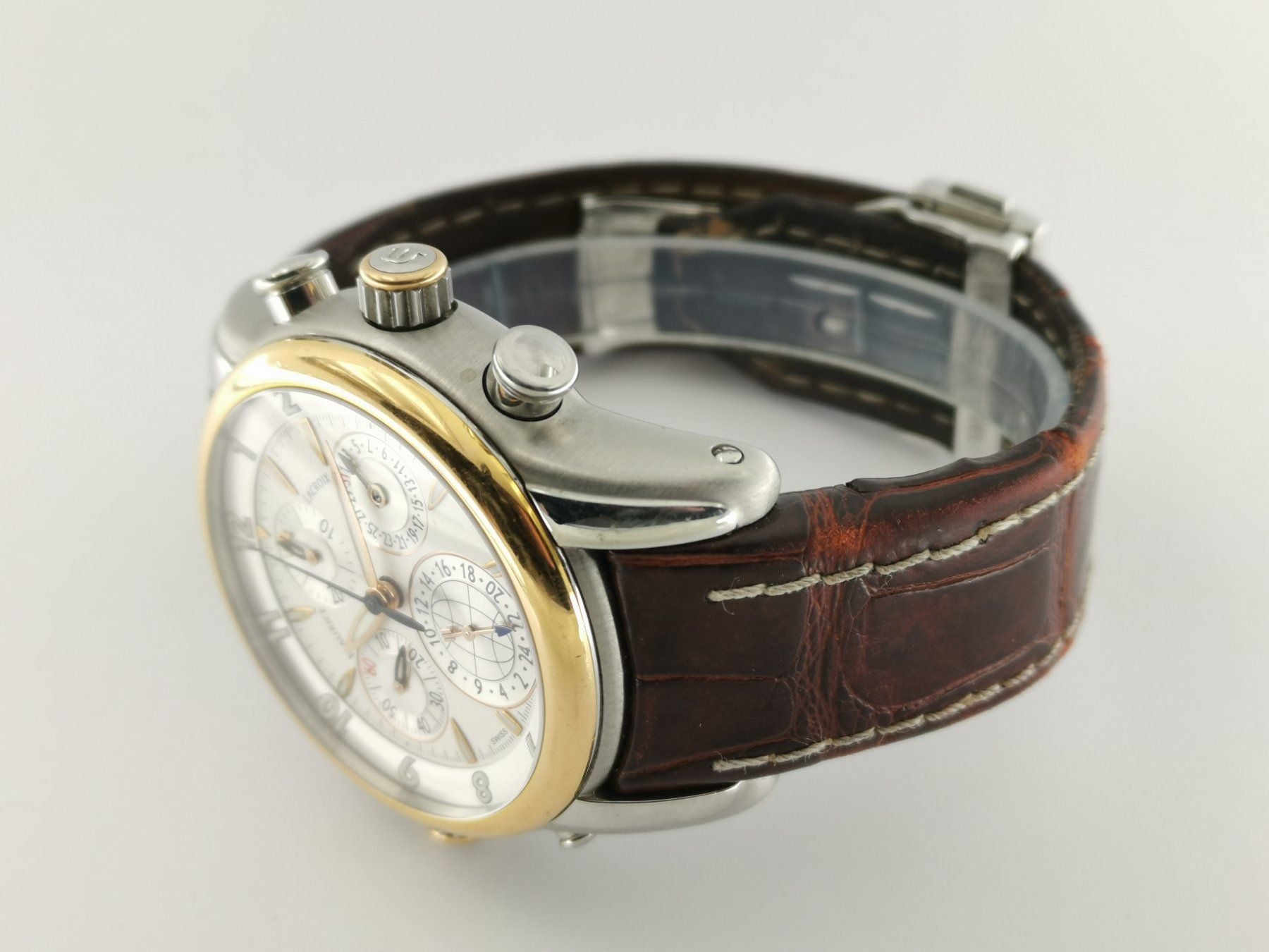 Maurice Lacroix Masterpiece Chrono Globe Stahl/Gold - 43 mm - 2590 CHF Zürich