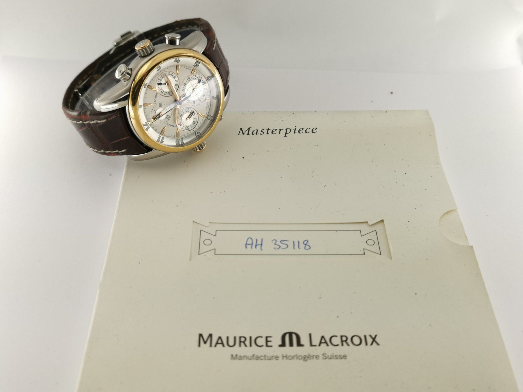 Maurice Lacroix Masterpiece Chrono Globe Stahl/Gold - 43 mm - 2590 CHF Zürich