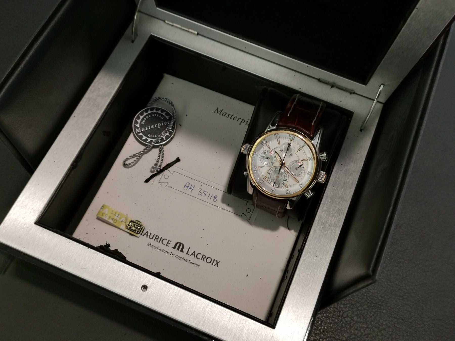 Maurice Lacroix Masterpiece Chrono Globe Stahl/Gold - 43 mm - 2590 CHF Zürich