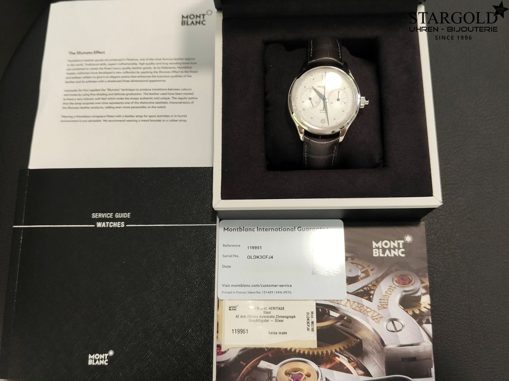 Montblanc Heritage Chronograph - 119951 - 42mm - 3290 CHF Zürich
