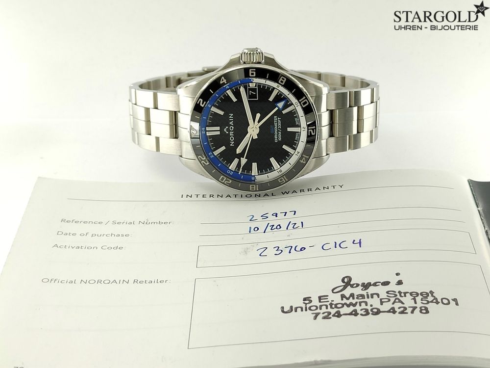 Norqain Neverest GMT - NN1100SC1CGBA111 - 41 mm - 2490 CHF Zürich