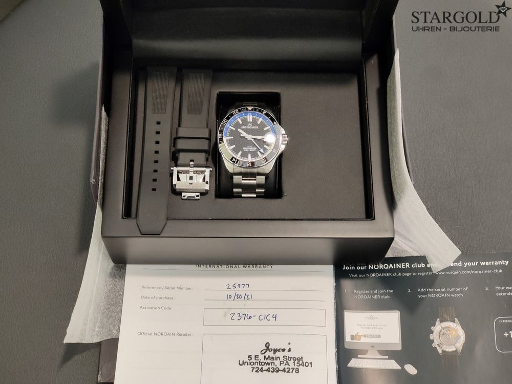 Norqain Neverest GMT - NN1100SC1CGBA111 - 41 mm - 2490 CHF Zürich