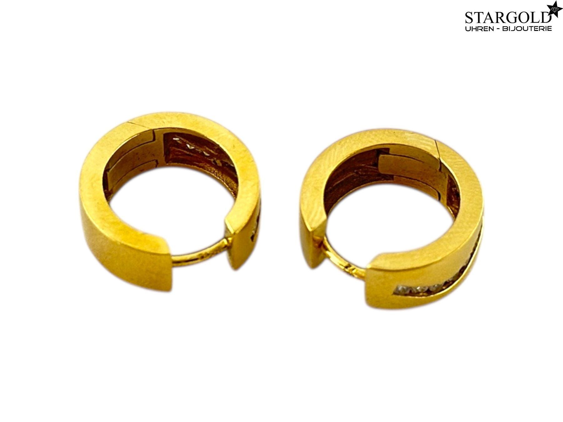 Ohrring 18K Gelbgold 750 mit Zirkonia - 990 CHF Zürich
