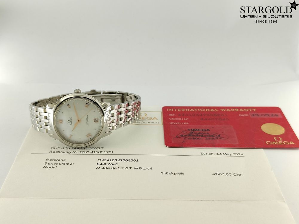 Omega De Ville - 434.10.34.20.05.001 - 34mm - 3290 CHF Zürich