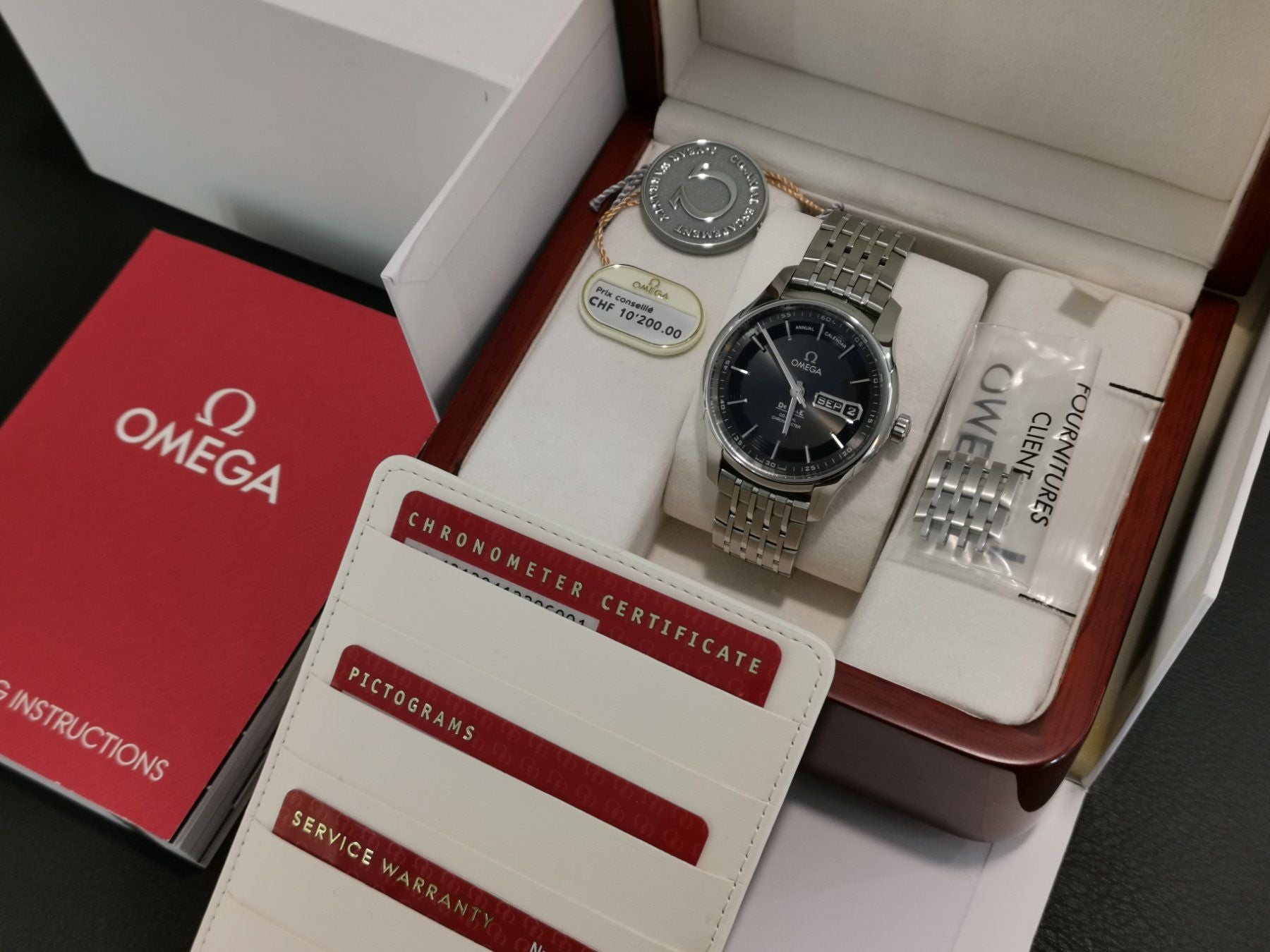 Omega De Ville Hour Vision Annual Calendar