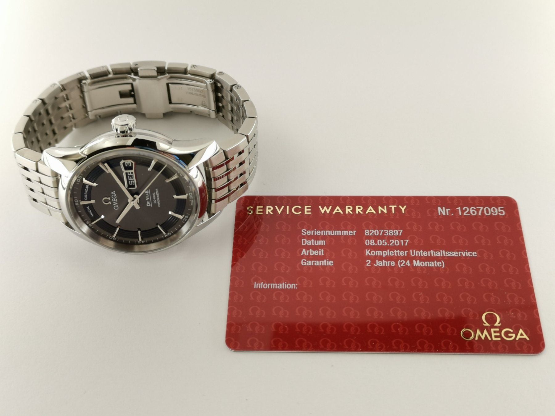 Omega De Ville Hour Vision Annual Calendar