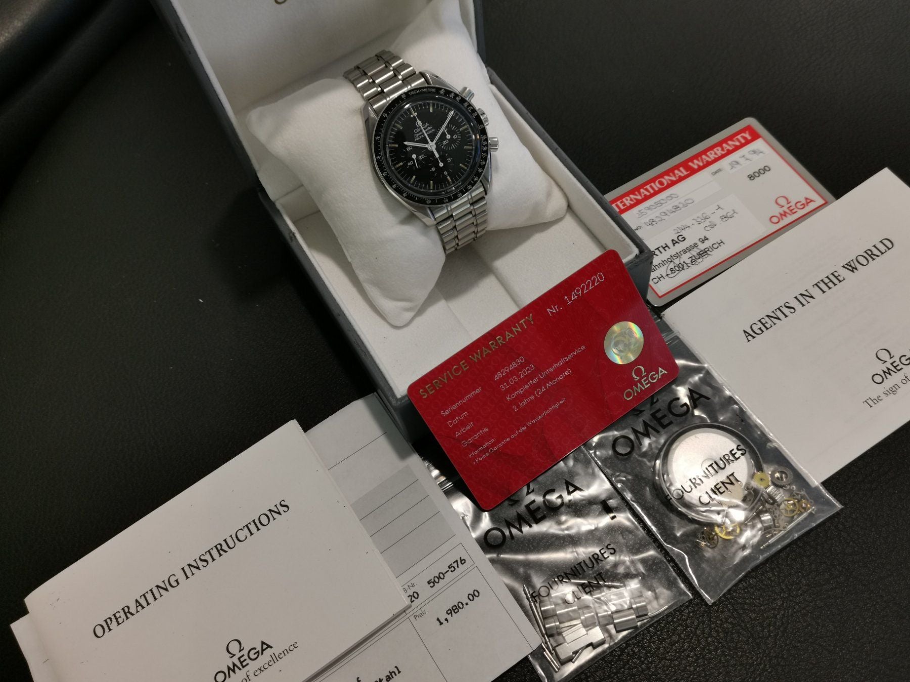 Omega Speedmaster Professional Moonwatch - Full set