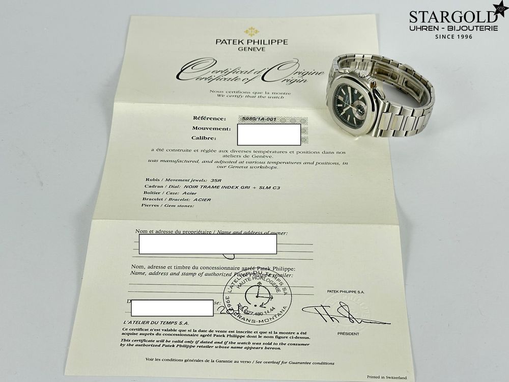 Patek Philippe Nautilus blue - 5980/1A-001