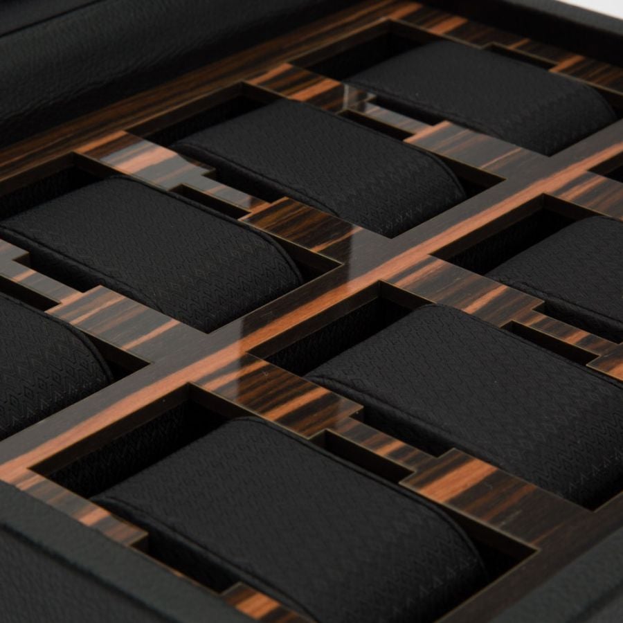 Wolf 1834 Roadster 8er Uhrenbox Schwarz