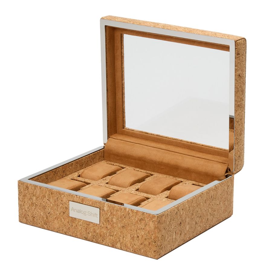 Wolf 1834 Analog Shift 1976 Collection 8er Uhrenbox Kork